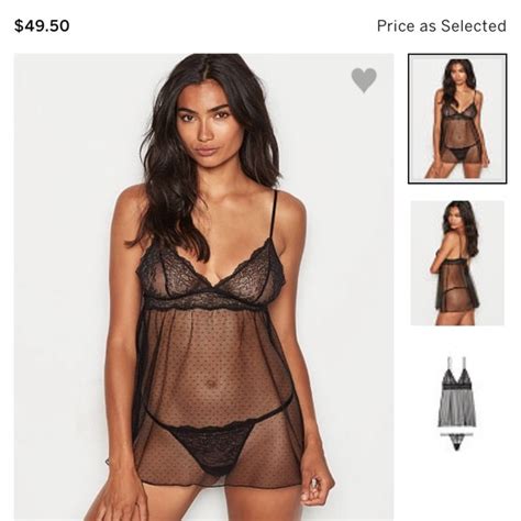 Victoria S Secret Intimates Sleepwear Victoria Secret Baby Doll Lingerie Brand New Poshmark