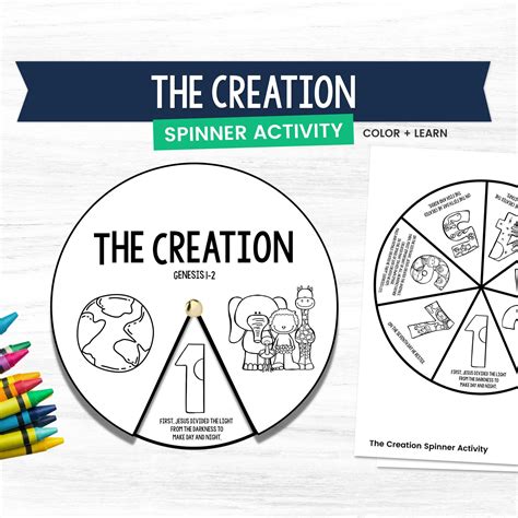 The Creation Story, Creation Craft, Bible Game for Kids, Kid Bible ...