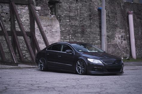 Vw Passat Cc Jr28 Hyper Black 20×8 5 And 20×10 Japan Racing Wheels