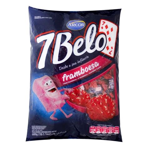 Bala 7 Belo Sabor Framboesa 500g ARCOR Shopee Brasil