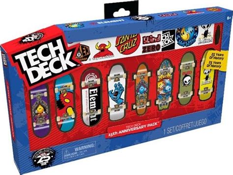 Tech Deck 25th Anniversary 8 Pakke Se Tilbud Og Køb På Guccadk