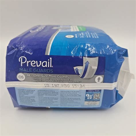 Prevail For Men Maximum Absorbency Male Incontinence Guards 14ct SEALED