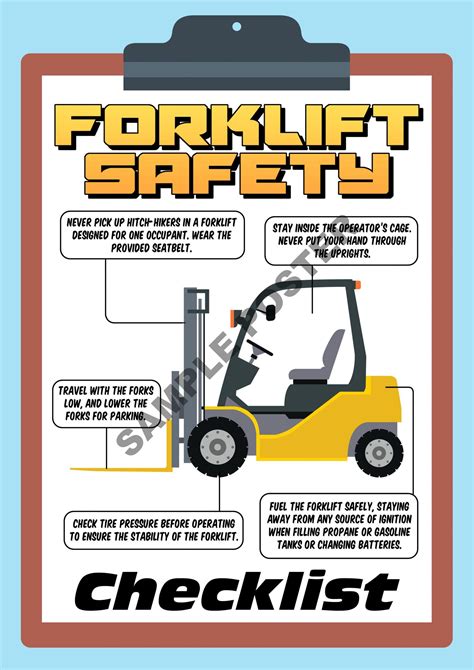 Forklift Safety Check Sheet