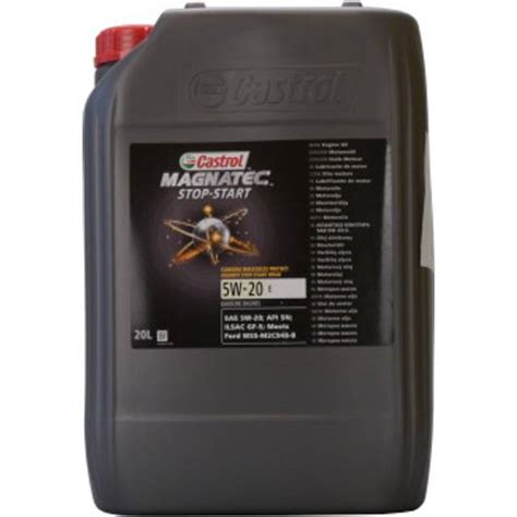 Castrol Magnatec Stop Start 5w 20 E Motorolja 20l • Pris