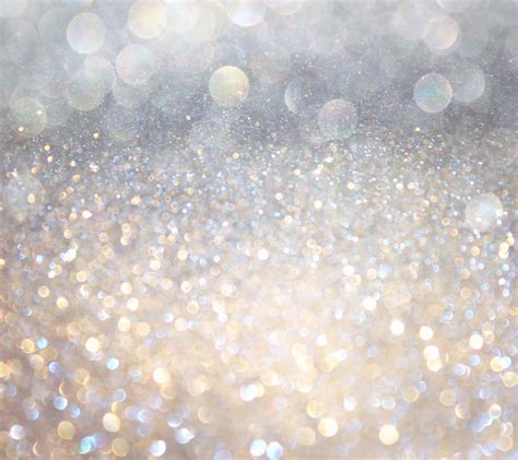 Download Silver Gold Glitter Background Blurry Lights