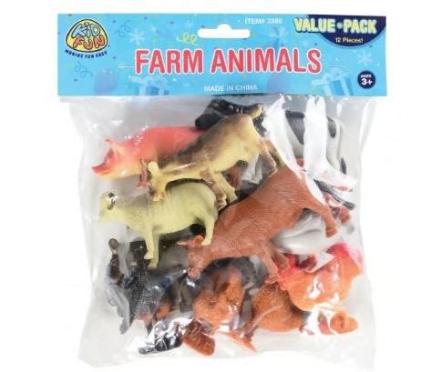 Farm Animal Figures 12pk - Champion Party Supply