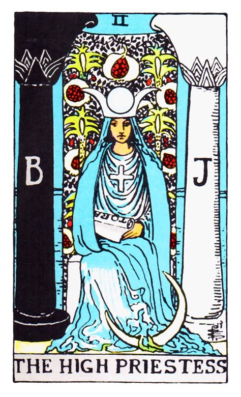 The High Priestess Major Arcana Tarot Card The Tarot High Priestess