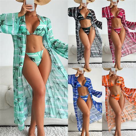 Novo Estilo Europeu Americano Moda Moda Européia Americana Tecido Especial Impresso BIKINI
