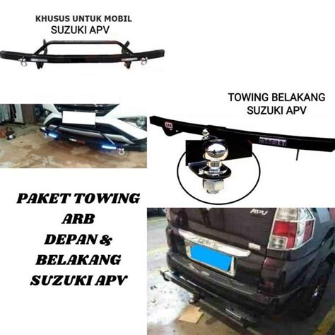 Jual Paket Tanduk Towing Besi Pelindung Bumper Bemper Depan Belakang