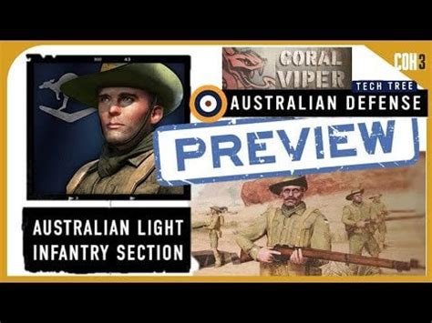 game preview australian infantry australian defense