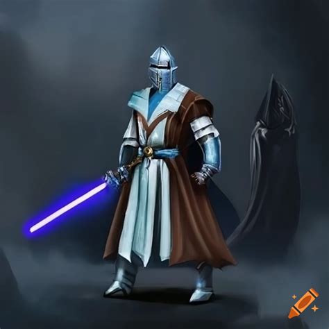 Mace Windu Fusion Radamanthys De Wyvern As Blue Templar Armor Knight