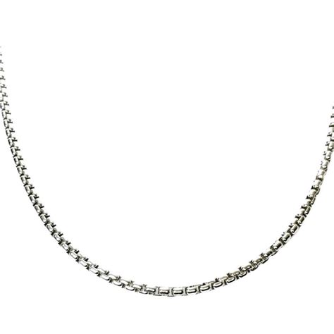 David Yurman Large Box Chain Necklace Oliver Jewellery