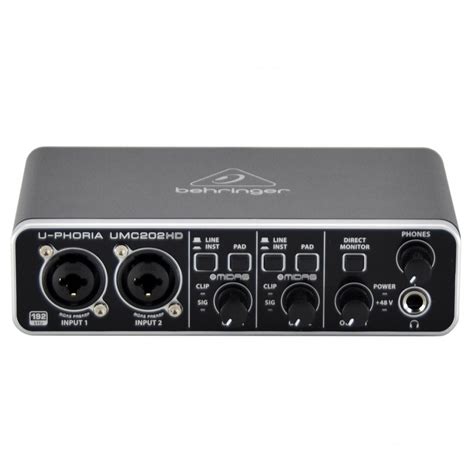 Behringer U-PHORIA UMC202HD USB Audio Interface - Secondhand at Gear4music