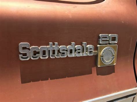 1978 Chevrolet K20 Scottsdale Camper Special 150000 Miles Copperwhite