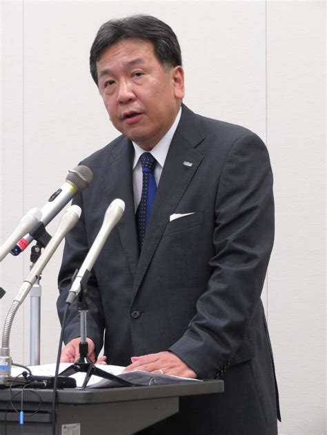 枝野氏「右でも左でもなく」合流新党代表選へ立候補 社会写真ニュース 日刊スポーツ