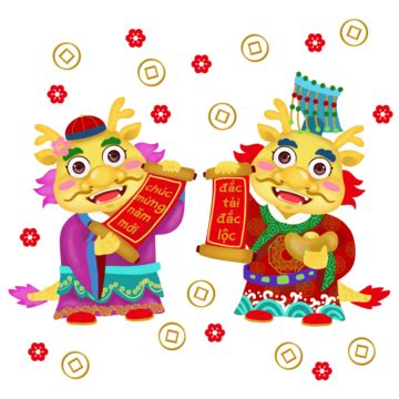 Vietnamese Spring Festival Year Of The Dragon Good Luck In Zodiac