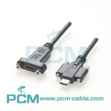 Customized Panel Mount USB C Extension Cable Suppliers Manufacturers