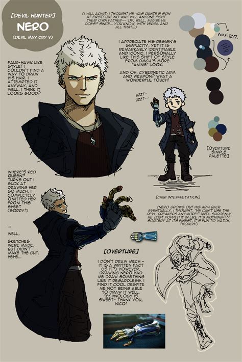 [DMC5] Nero Sheet by Akitoyonde on DeviantArt