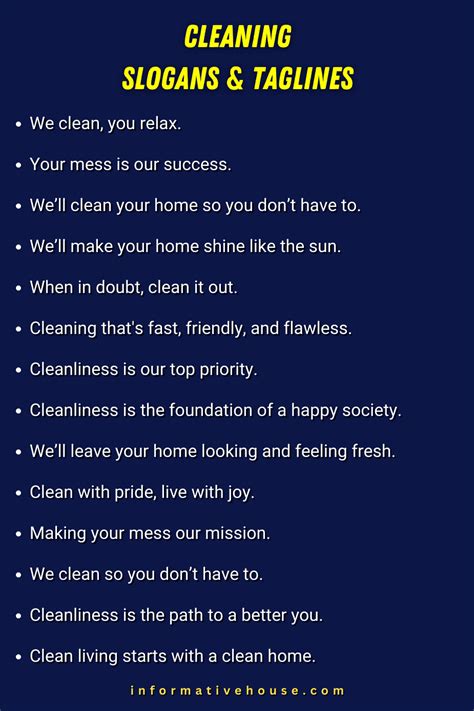 Discover Catchy Cleaning Slogans To Keep Your Space Spotless