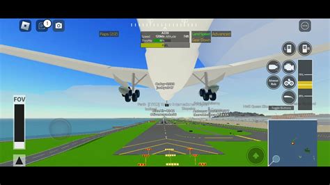 Roblox Ptfs A Butter Landing On Mobile Youtube