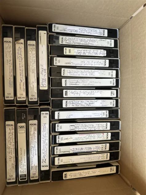 Lot De Cassettes Vhs Vierges D Occasion Vendues Blanches Films