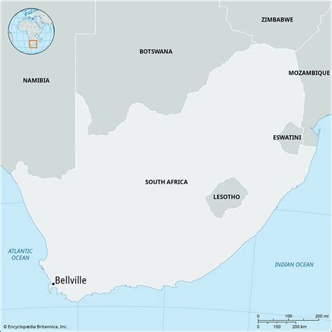 Bellville | Map, Location, Western Cape, & Name | Britannica