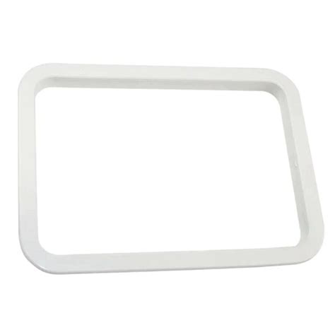 Bomar Low Profile A Series Deck Hatch Trim Ring White Nt 2039 W