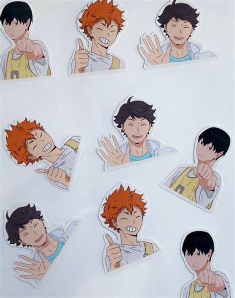 Haikyu Stickers Karasuno Stickers 3 Pack L Anime Sticker Etsy