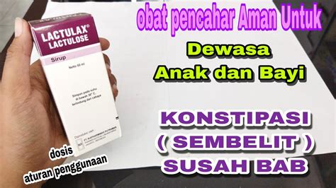 LACTULAX Syrup Untuk Melancarkan BAB Dan Sembelit Konstipasi Kronis