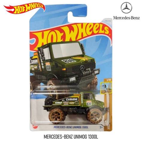 รถฮอตวว Hot Wheels MERCEDES BENZ UNIMOG 1300L โมเดลรถเหลก ของเลน ของสะสม ลขสทธแท ใน