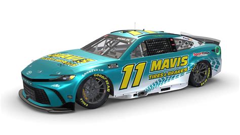 Denny Hamlin No 11 Mavis Tire Toyota Camry XSE Preview Straight