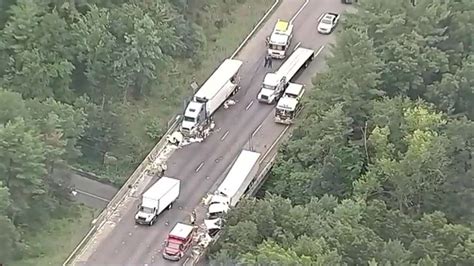 Serious Crash Involving 2 Tractor Trailers Causes Major Traffic Backups