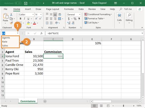 Excel Named Range Customguide