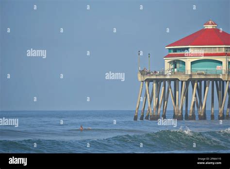 Seascape With Panoramic View Of Rubys Diner A Landmark On Huntington