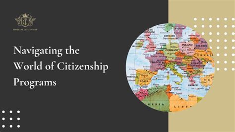 Explore Top Citizenship Investment Programs Imperial Citizenship