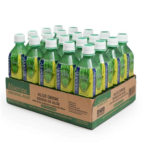 Aloevine Aloe Vera Drink Original Juice L Oz Pack L Vision