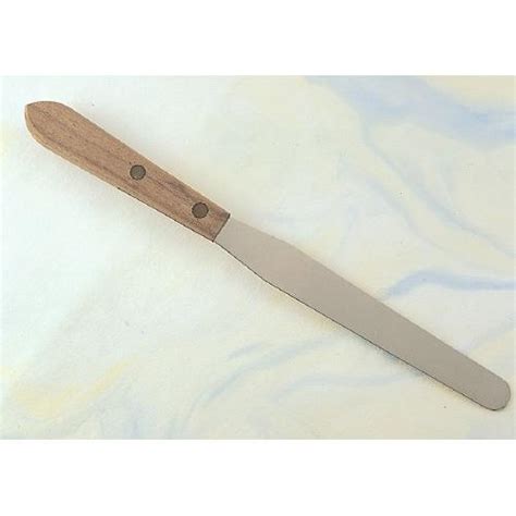 Stainless Steel Blade, Wooden Handle Spatula