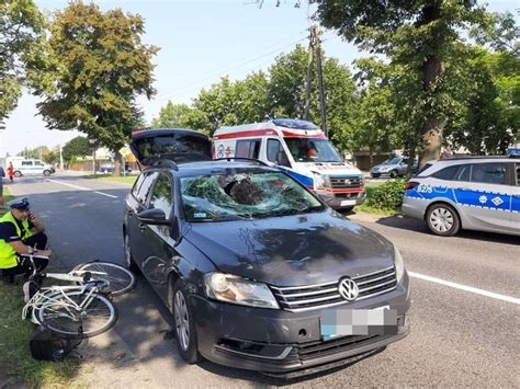 Tragiczny wypadek w Oleśnicy Nie żyje rowerzystka ZDJĘCIA Gazeta