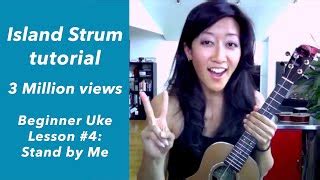 Stand By Me - Island Strum | Beginner Ukulele Lesson #4 (NEW! Turn on CC for chords and lyrics ...