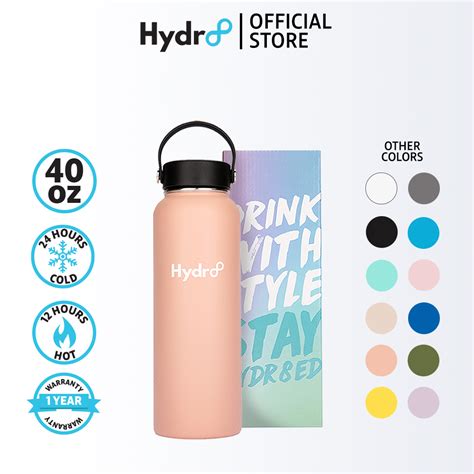Hydr Oz Ml Nude Pink Wide Mouth Double Wall Vacuum Insulated Flask Stainless Steel