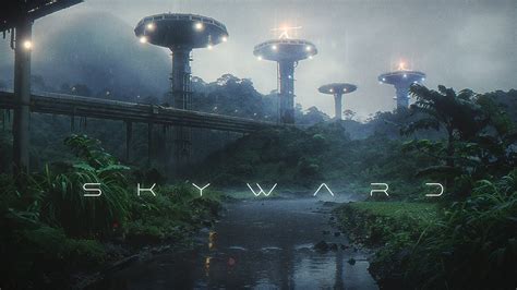 Skyward Ethereal Cyberpunk Ambient Focus Relax Calm Sci Fi