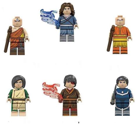 Avatar The Last Airbender Aang Toph Beifong Lego Minifigures Compatible