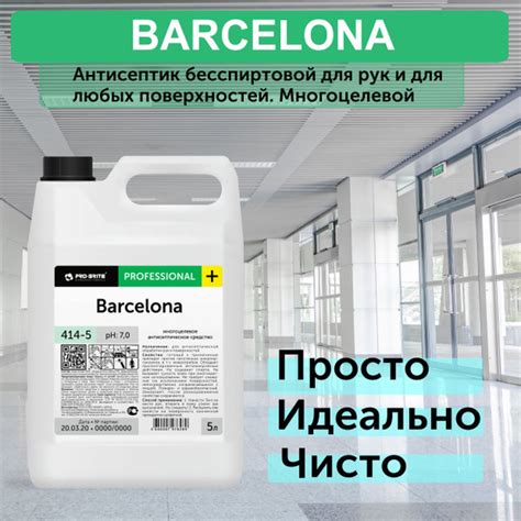 Антисептик для рук и поверхностей Barcelona. 5 литров - купить с ...