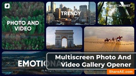 Videohive Multiscreen Slideshow Original Split Screen Opener Free