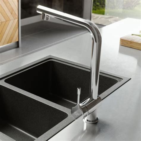 Ideal Standard CERALOOK Kitchen Mixer Tap Pull Out Spout Swivelling