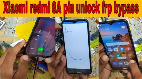 Xiaomi Redmi 8A Pattern Unlocked And Frp Bypass YouTube