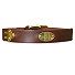 Leather Dog Collar with Personalized Nameplate | Frontgate