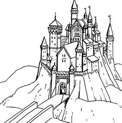 Chateau à Colorier Luxe Collection Frais Coloriage De Chateau A