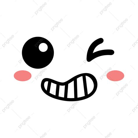 Cute Cartoon Expression Wink Cute Clipart Cartoon Clipart Cartoon