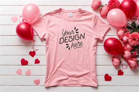 Valentine S Day T Shirt Mockup Graphic By Mockup · Creative Fabrica